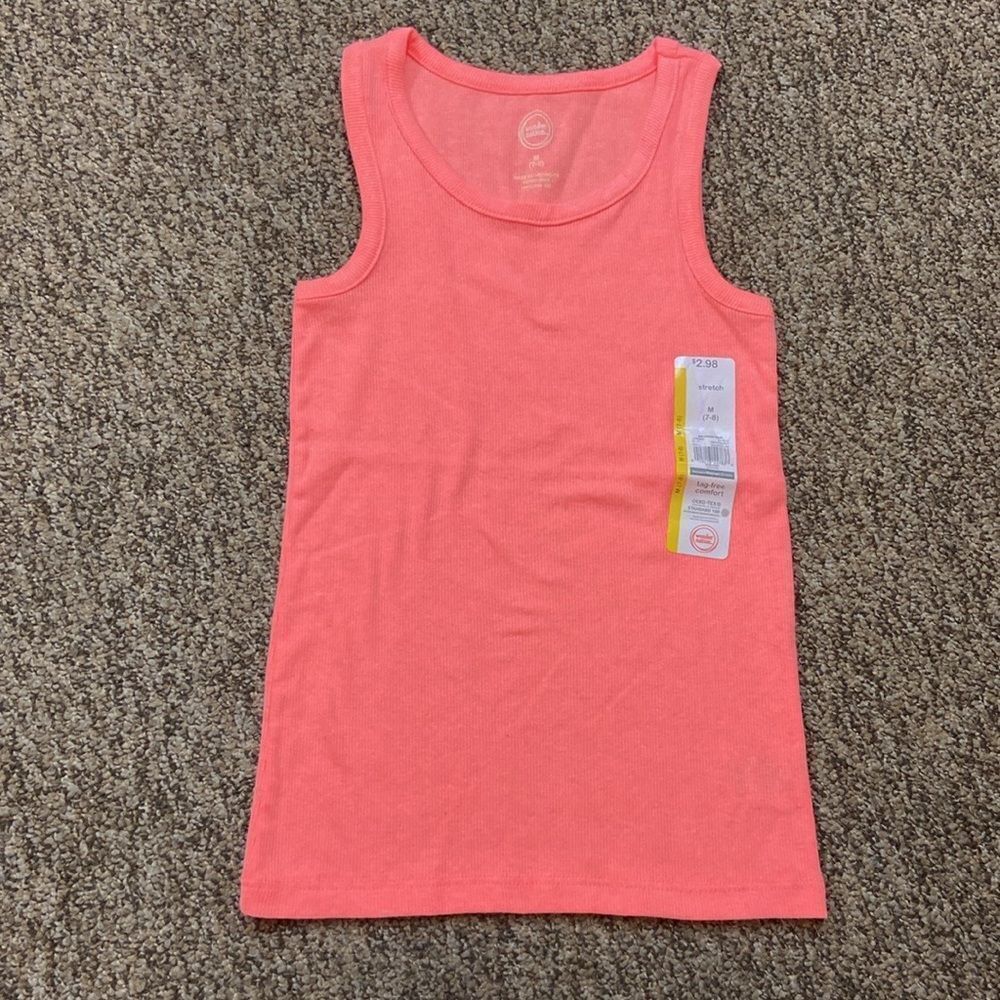 10/$50 Wonder Nation Pink Sleeveless Top Size M (7-8)